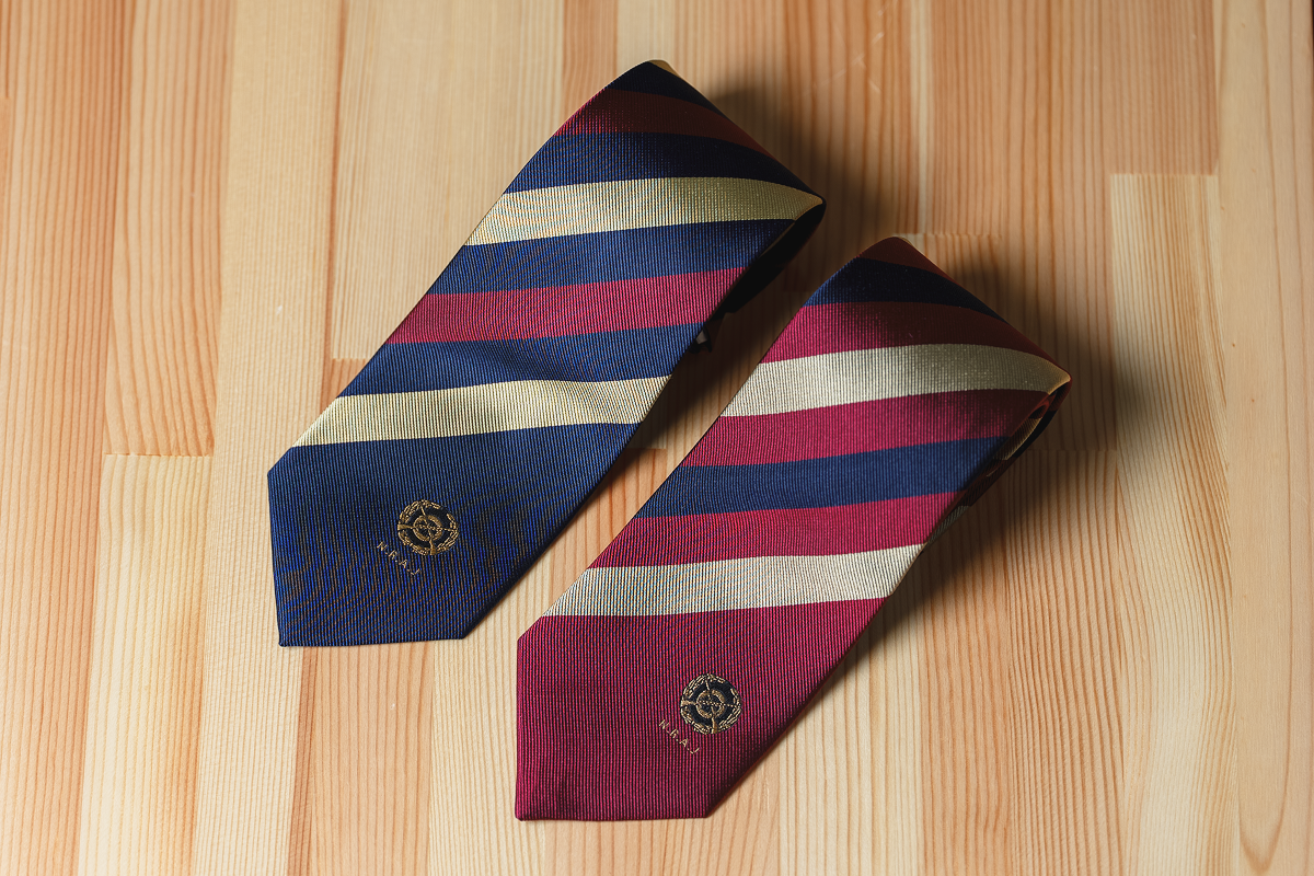 協会ネクタイ (紺/エンジ)